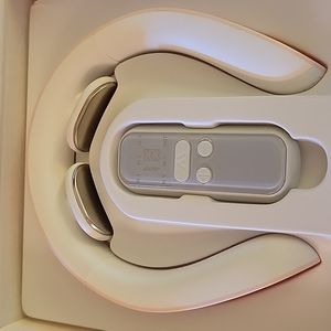 PGA shoulder neck massager electric pulse pain relief deep tissue Heat pink New